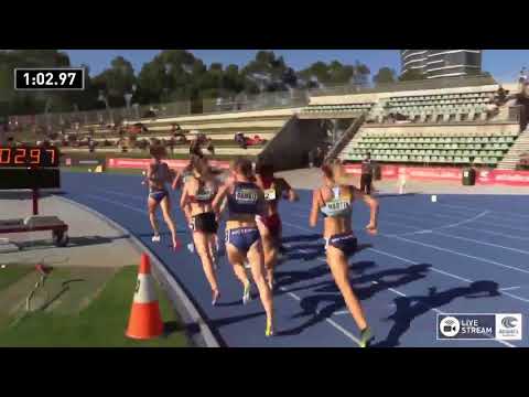 U20 Women 800m - Final - 2018 Australian Junior Athletics Championships