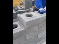 Wall hollow brick block- Good tools and machinery make work easy