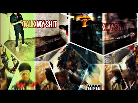 Quadii Gunz X IKE SKAN X BigHomie MDK X B Dok - Talk My Shit (Official Vizualizer)