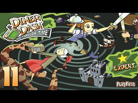 Diner Dash: Flo Through Time (PC) - Walkthrough Part 11 - Bonus: Expert Levels