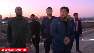 Рамзан Кадыров проинспектировал строительные работы в поселке Ойсхара 