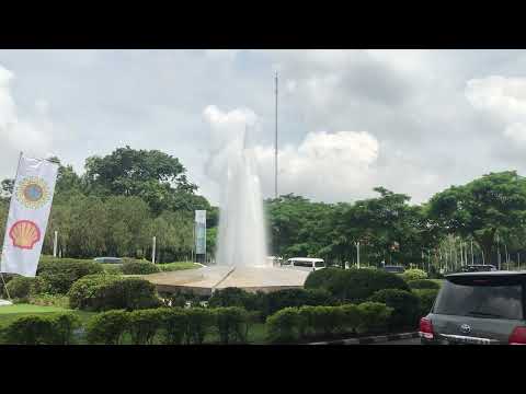 Display Of ICC's Beautiful Water Fountain