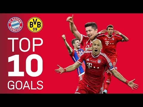 FC Bayerns Top 10 Tore gegen Borussia Dortmund