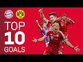 FC Bayern's Top 10 Goals vs. Borussia Dortmund