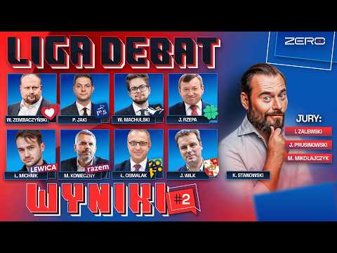 LIGA DEBAT #2 - WYNIKI - STANOWSKI, ZALEWSKI, PRUSINOWSKI, MIKOŁAJCZYK