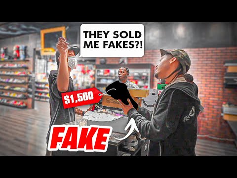 Customer CRASHES After Store Sold Him FAKE Sneakers!