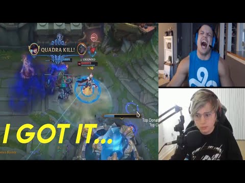 WHEN C9 SNEAKY  PLAYS CAITLYN- TYLER1 RAGE-  league stream highlights #4