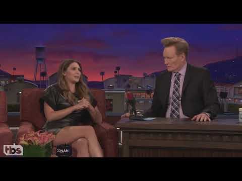 Elizabeth Olsen Teaches Conan Russian Curse Words   CONAN on TBS