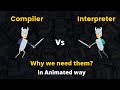 Compiler Vs Interpreter In Animated Way