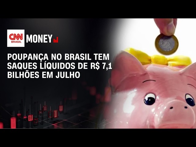 Poupança no Brasil tem saques líquidos de R$ 7,1 bilhões em julho | MORNING CALL