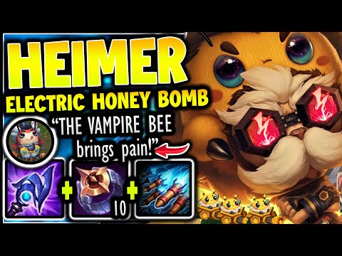 Heimerdinger is the BUZZLORD of midlane with ELECTRIC HONEY BOMBS!