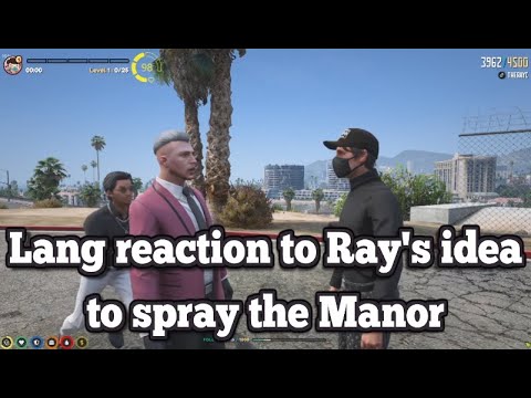 Lang reaction to Ray's idea to spray the Manor | No-Pixel 3.1