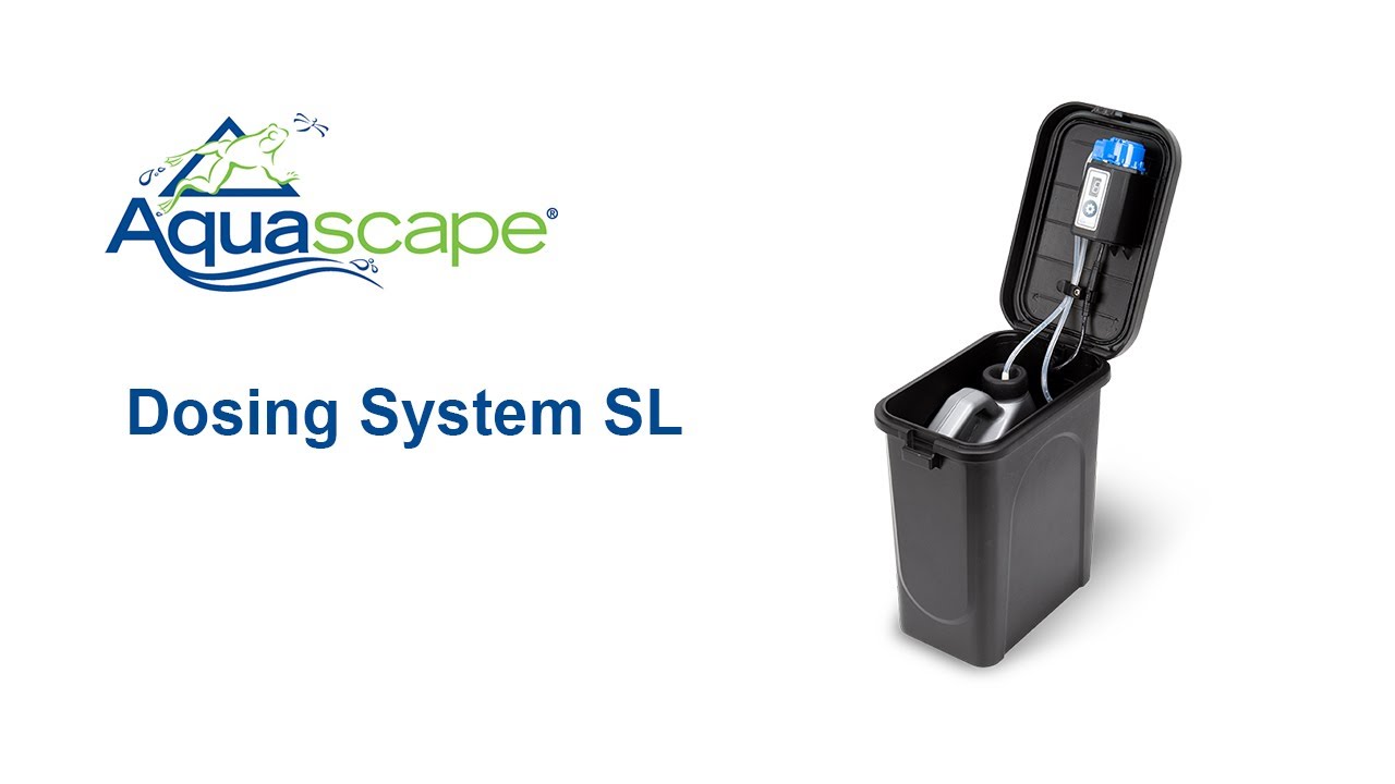 Add Pond Treatments with the Dosing System SL by Aquascape