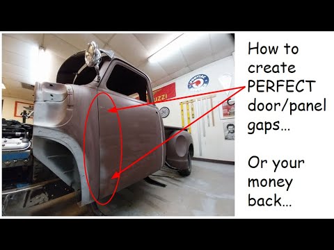From NO Door Gap.... To Perfect Door Gap Every Time !   +  Gapping Tool  -   D.I.Y. Auto Restoration