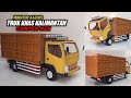 Cara Membuat Miniatur Truk Canter Hdx Style Kalimantan Dari Kardus Bekas Bisa Oleng