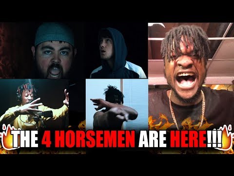 Crypt x Quadeca x Dax x Scru - Four Horsemen (Official Video) REACTION!