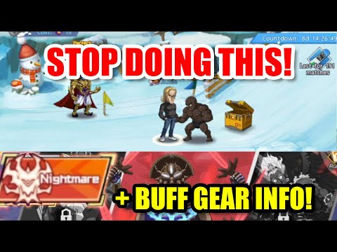 STOP MAKING THIS MISTAKE! + Nightmare Mode & Buff Gears! [One Punch Man: THE STRONGEST]