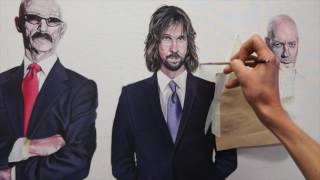 The Painting of Levin Minnemann Rudess - By Jordan Barnes