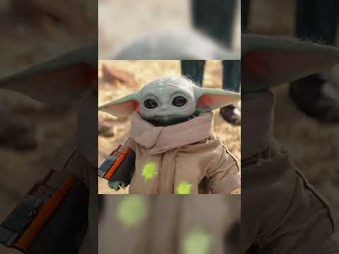 Mandalorian coaches up Grogu during training #mandalorian #starwars