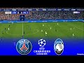 PSG Vs ATALANTA Live UEFA Champions League 2025 UCL 17 09 2025 Simulation PES 2021 Gameplay