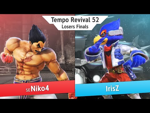 Tempo Revival 52 - SE | Niko4 (Kazuya) Vs. IrisZ (Falco) - Losers Finals - Smash Ultimate