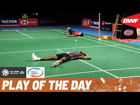 HSBC Play of the Day | Prannoy H. S. and Weng Hong Yang push each other to the absolute limit