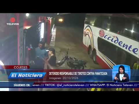 Detenido juez de paz responsable del tiroteo en Cojedes - El Noticiero emisión meridiana 20/10/26
