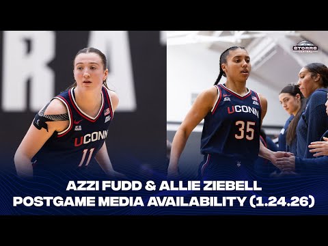 Azzi Fudd & Allie Ziebell Postgame Media Availability - Seton Hall (1.24.26)