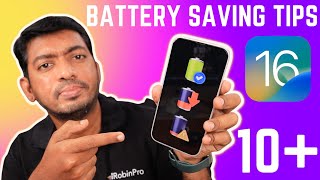 iPhone BATTERY SAVING TIPS 🔥 Fast Battery Drain Fix | iOS 16