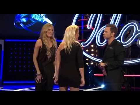Här hör hon fel om vem som går vidare! - Idol Sverige 2009 (TV4)