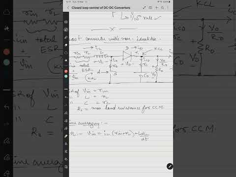 L6: Small signal analysis of non ideal Boost converter