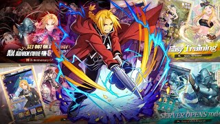 FINALLY!! NEW ANIME IDLE RPG - FULLMETAL ALCHEMIST MOBILE GAMEPLAY
