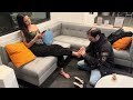Giving Goddess Daphne A Foot Massage