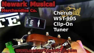 Video thumbnail for Cherub WST-905 Clip-On Tuner by Newark Musical Merchandise co.
