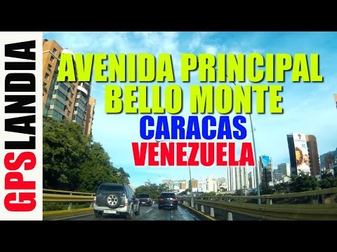 CARACAS Avenida Principal De BELLO MONTE Ciudad Banesco y Mas VENEZUELA