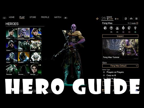 Paragon In Depth Hero Guide - Feng Mao The Ferocious Fighter (Gameplay and Tips)