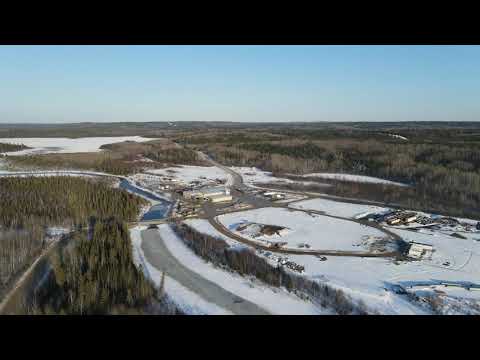 Mavic Air 2 flight over BnE and behind little Manitouwadge Lake | Canada