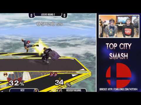 Techskill Tuesdays 3 SSBM - Vest (C. Falcon) Vs. AegisOfTheGrail (Ganondorf) Losers Round 2