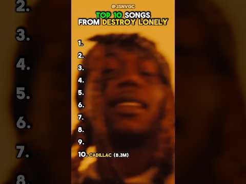 Top 10 Songs from Destroy Lonely