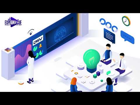 DSV | Clean Energy & Blockchain in Logistics — 2D Animation animation for Supply Chain ESG