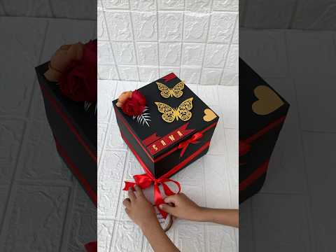 Chocolate explosion box ❤️😍 #birthdaygift #explosionbox #chocolate box late