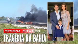 Acidente com jatinho de banqueiro em resort de luxo !