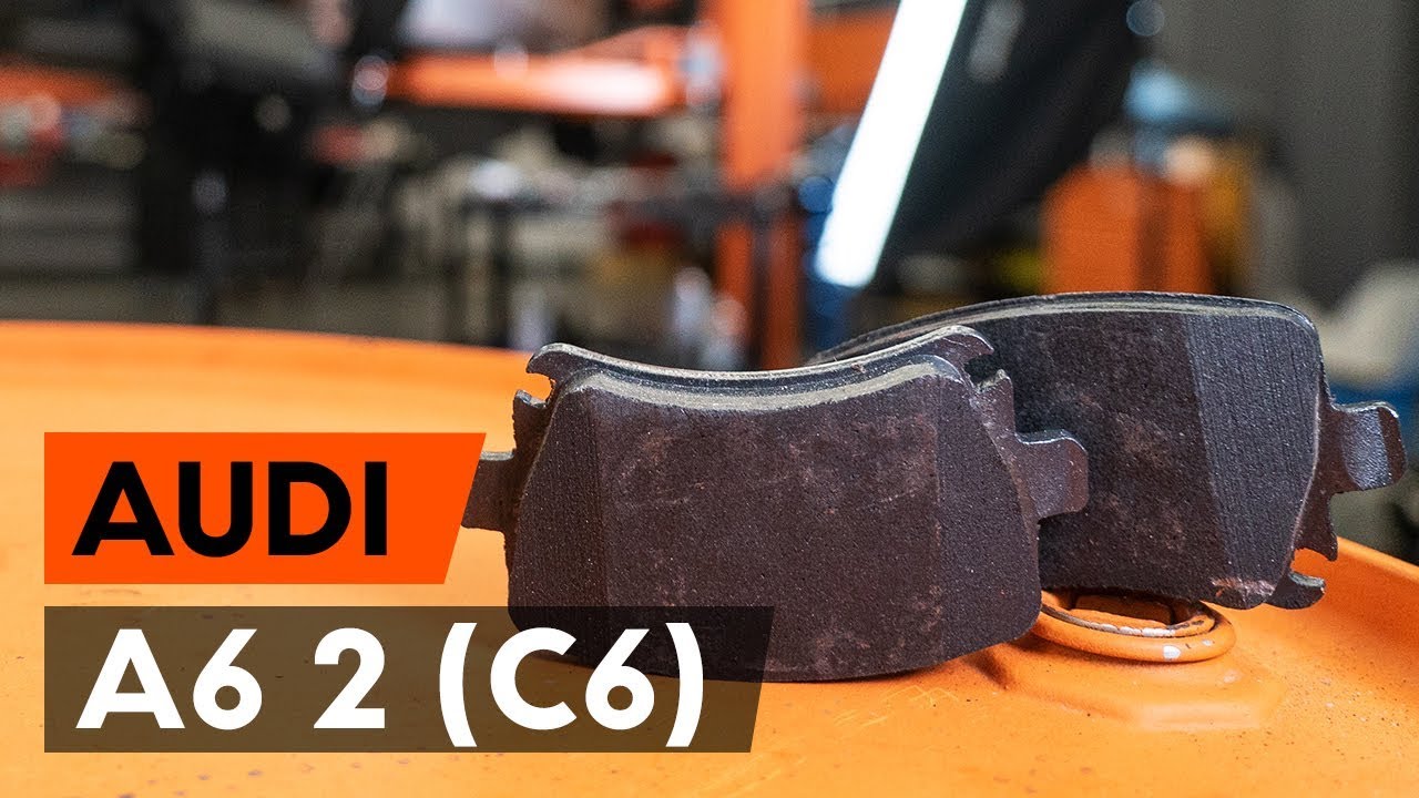 Πώς να αλλάξετε τακάκια φρένων πίσω σε Audi A6 4F2 - Οδηγίες αντικατάστασης