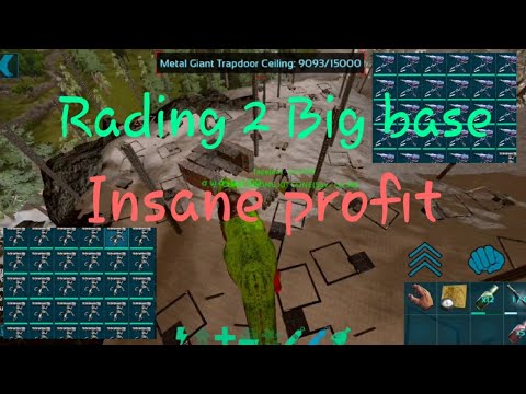 ark mobile Raiding 2 big base insane profit