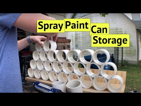 Spray Paint Can Storage | HOW TO