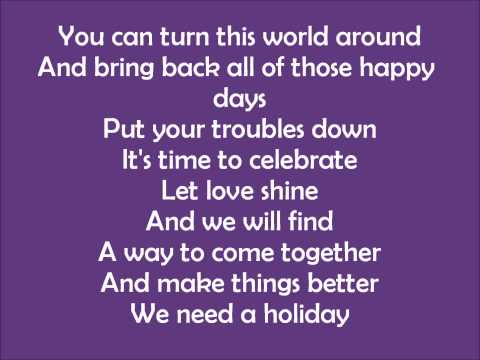 Madonna Holiday Lyrics