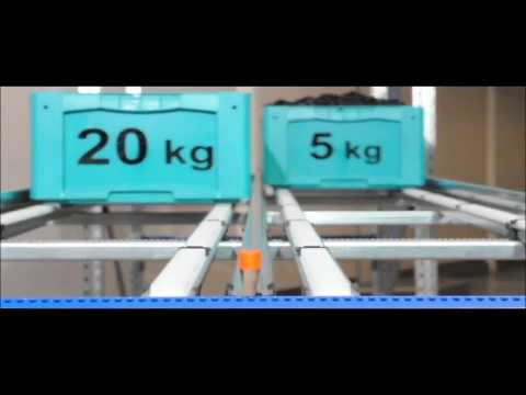 Carton Live Brake Roller product demonstration video from BITO Storage Systems South Africa