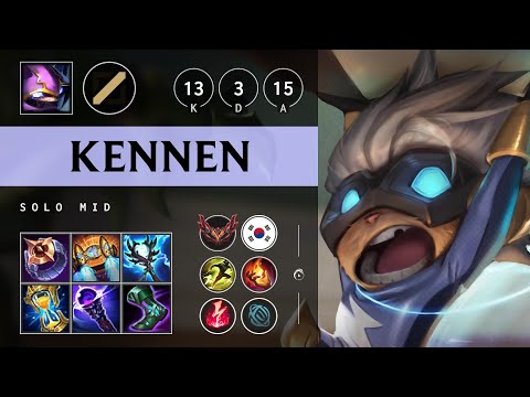 Kennen Mid vs Akali - KR Grandmaster Patch 25.04