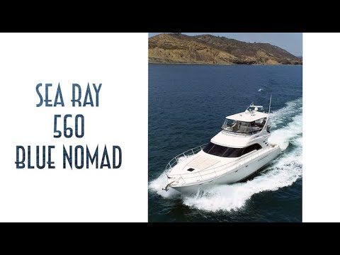2001 Sea Ray 560 Sedan Bridge Blue Nomad Video