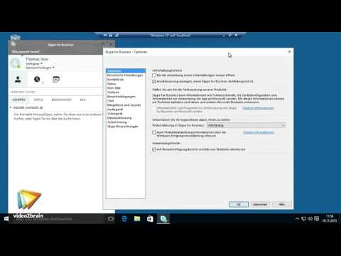 Skype for Business Server 2015 – Grundlagen Tutorial: Trailer |video2brain.com